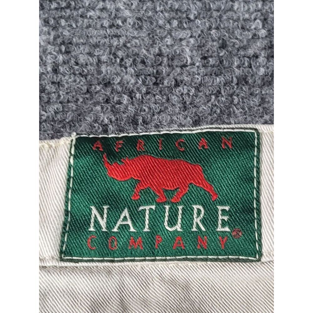 African Nature Company Cargo Pants Men Sz 38‎ Khaki Utility Outdoors Workwear - Picture 7 of 9